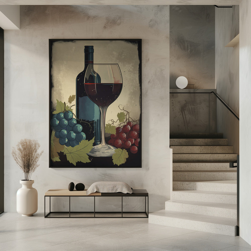 Rotwein Nr. 4 | Poster