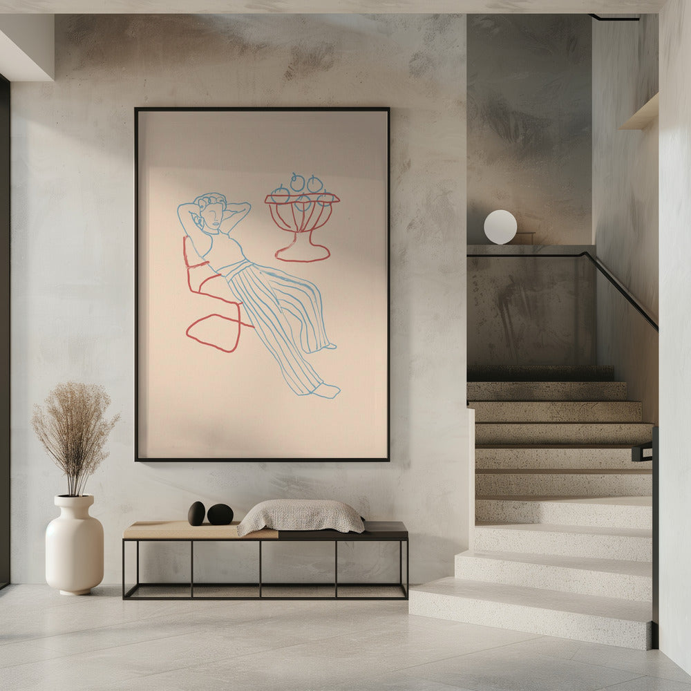 Entspannte Linien | Poster