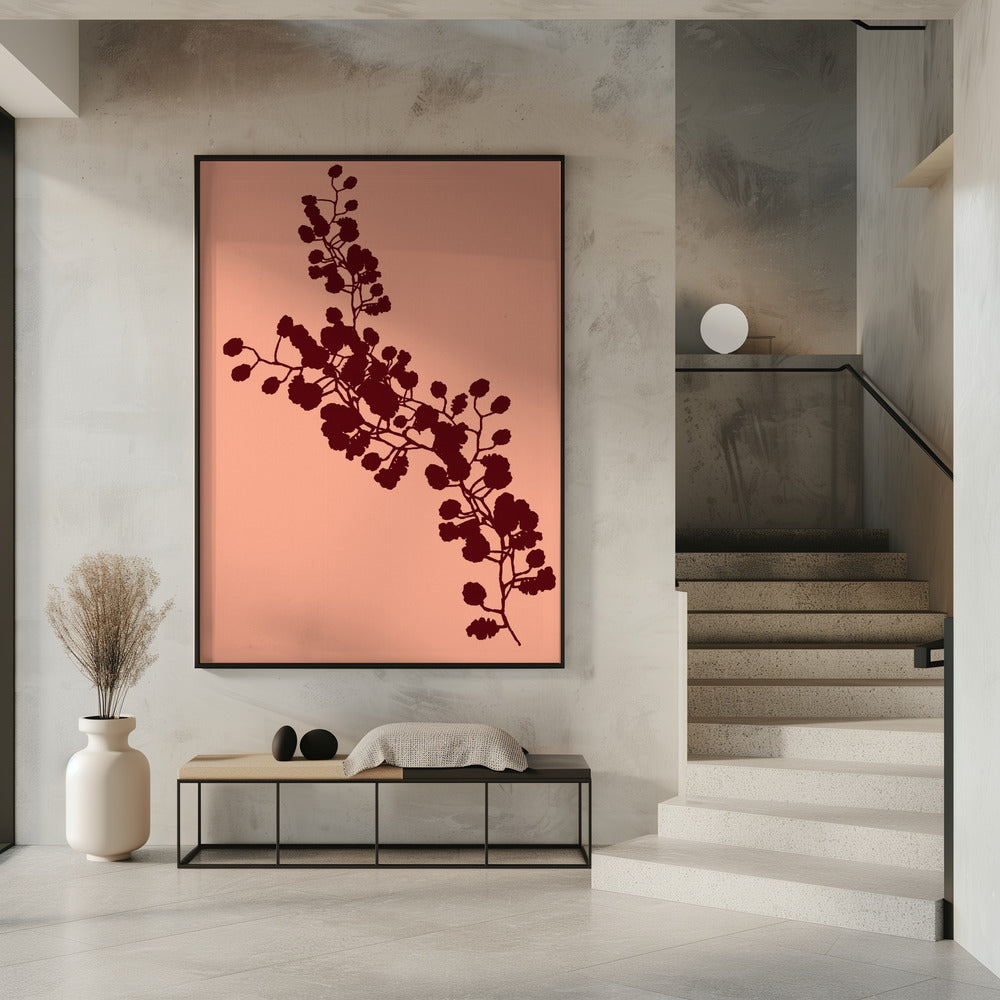 Blumensilhouette 4 | Poster