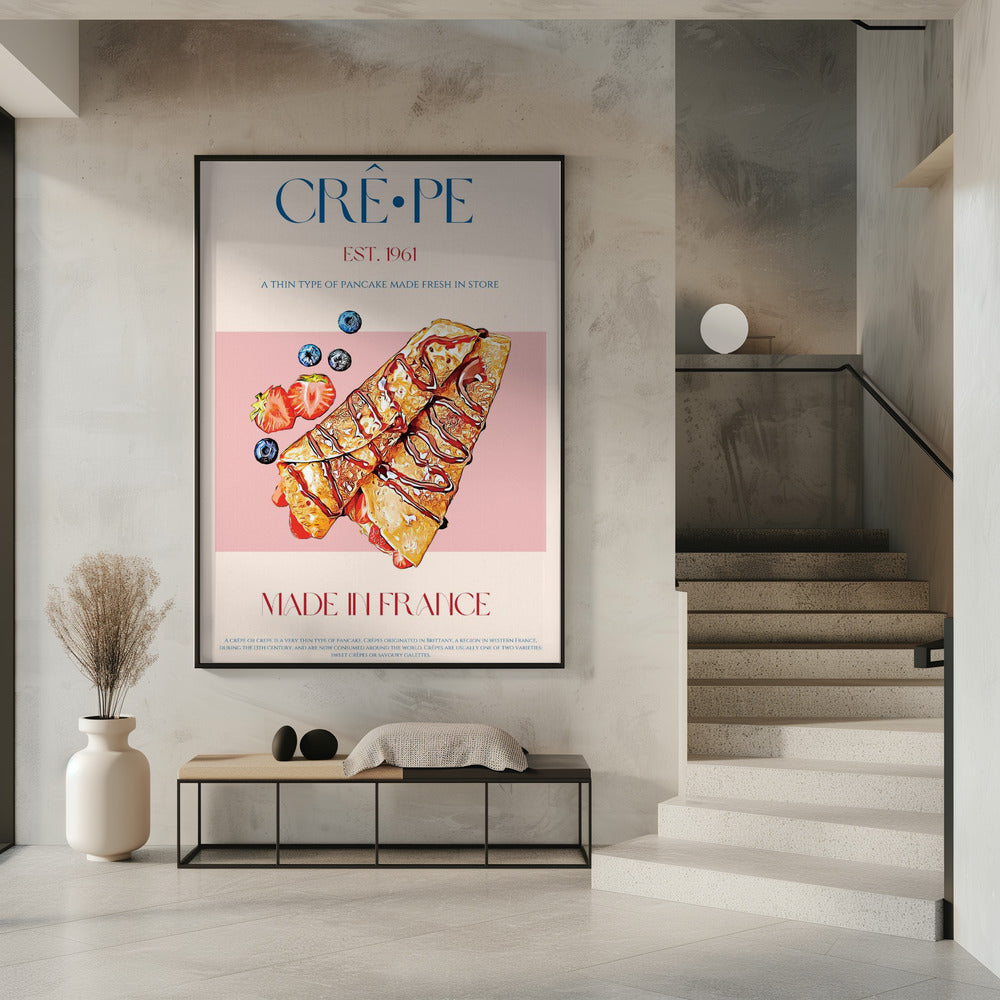 Französischer Crêpe-Genuss | Poster