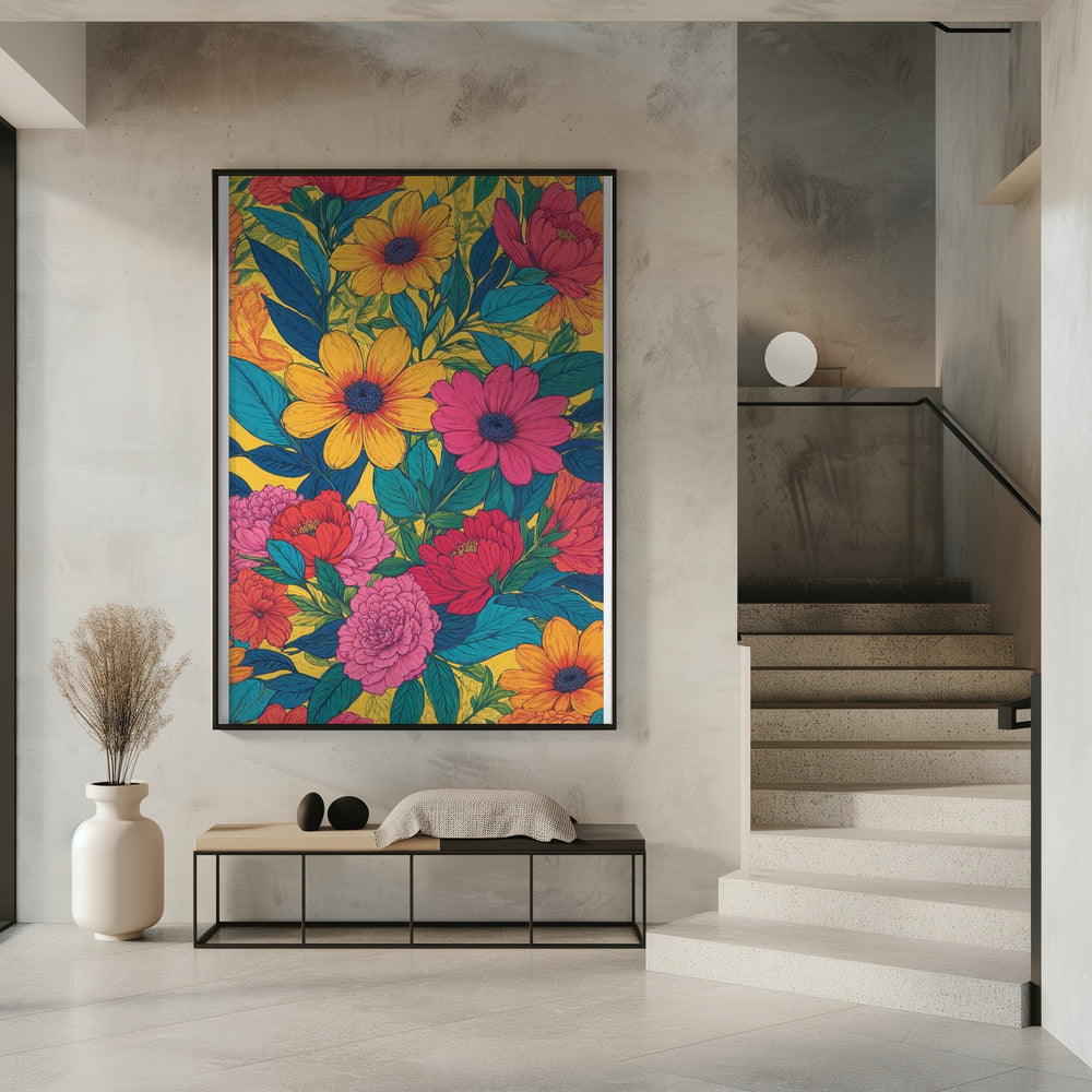 Vibrant Blooming | Poster
