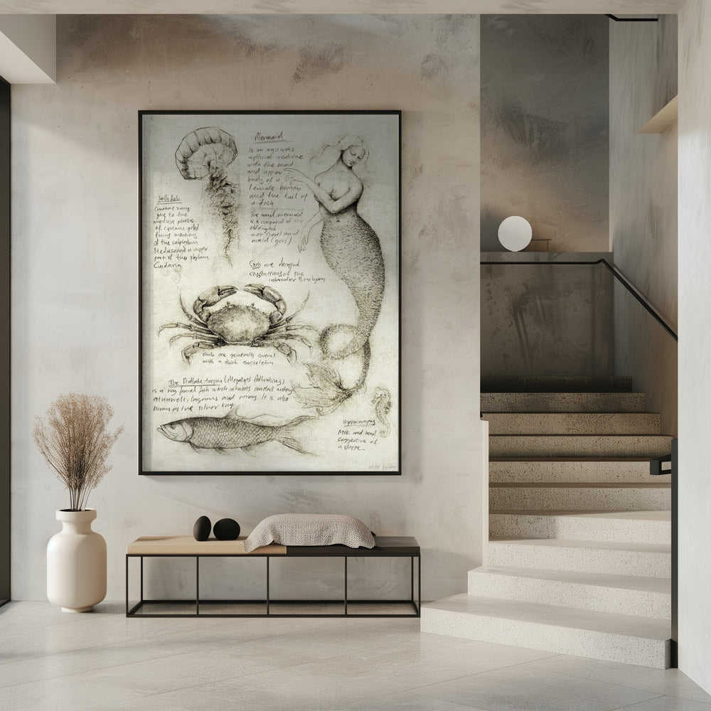 Mythical And Marine Creatures | Poster