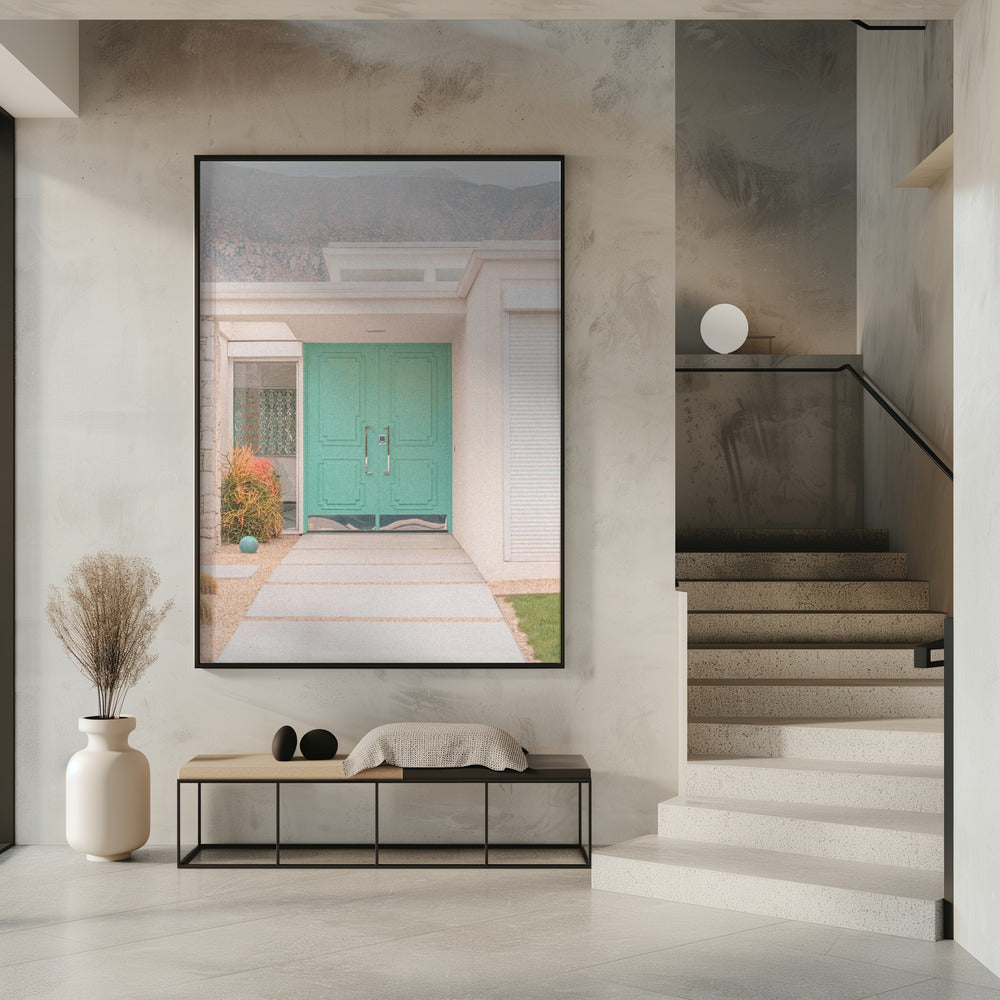 Turquoise Entryway | Poster