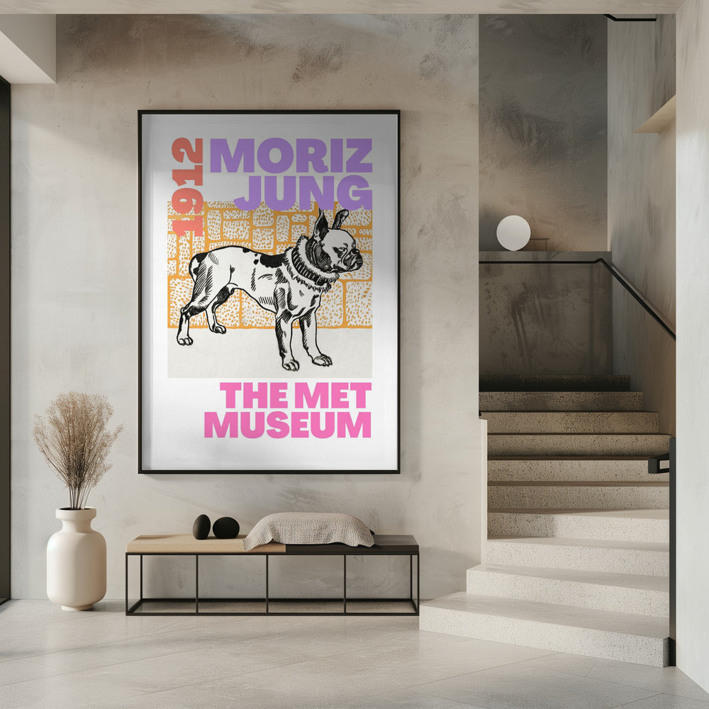 Skizze einer Bulldogge | Poster