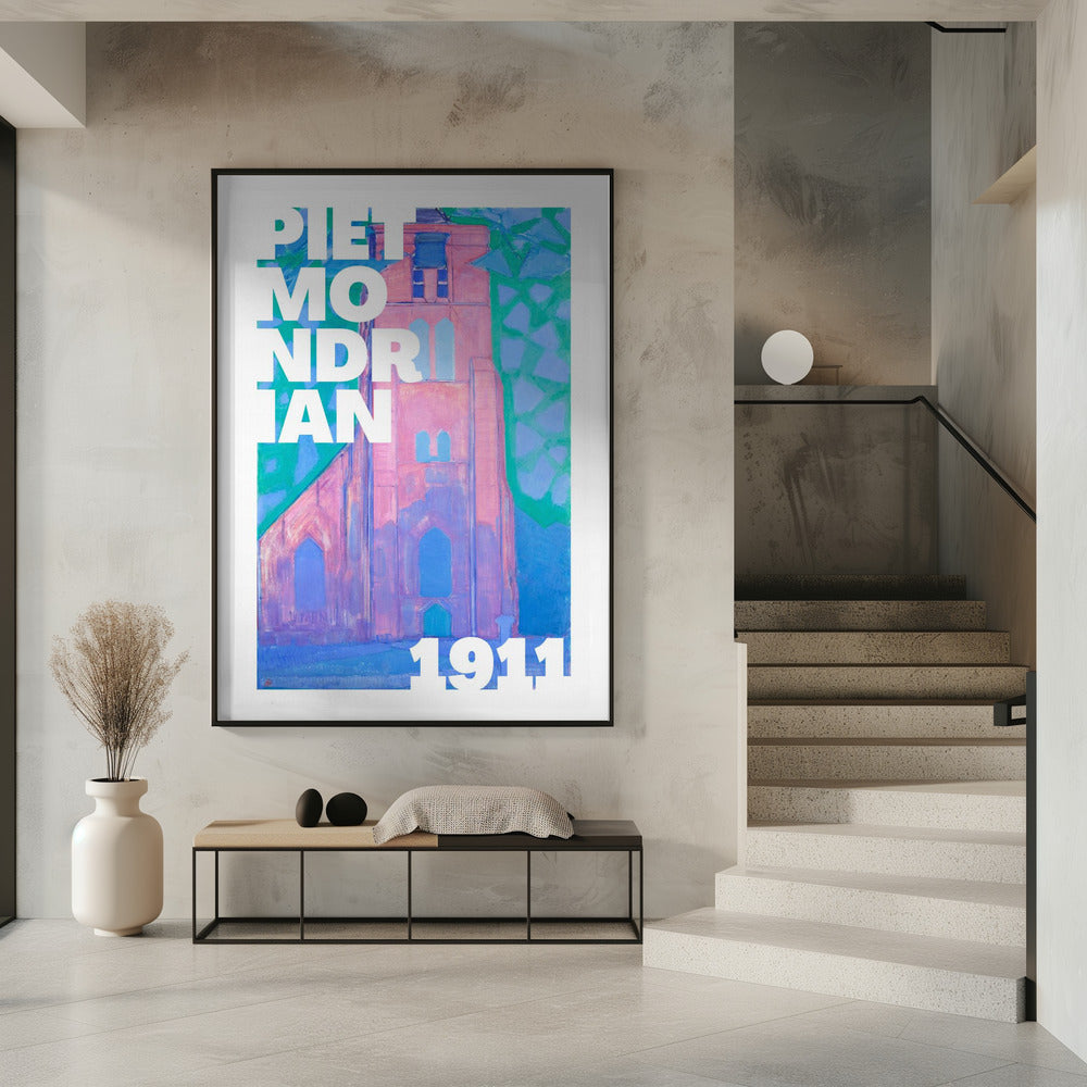 Vibrant Facade 1911 | Poster