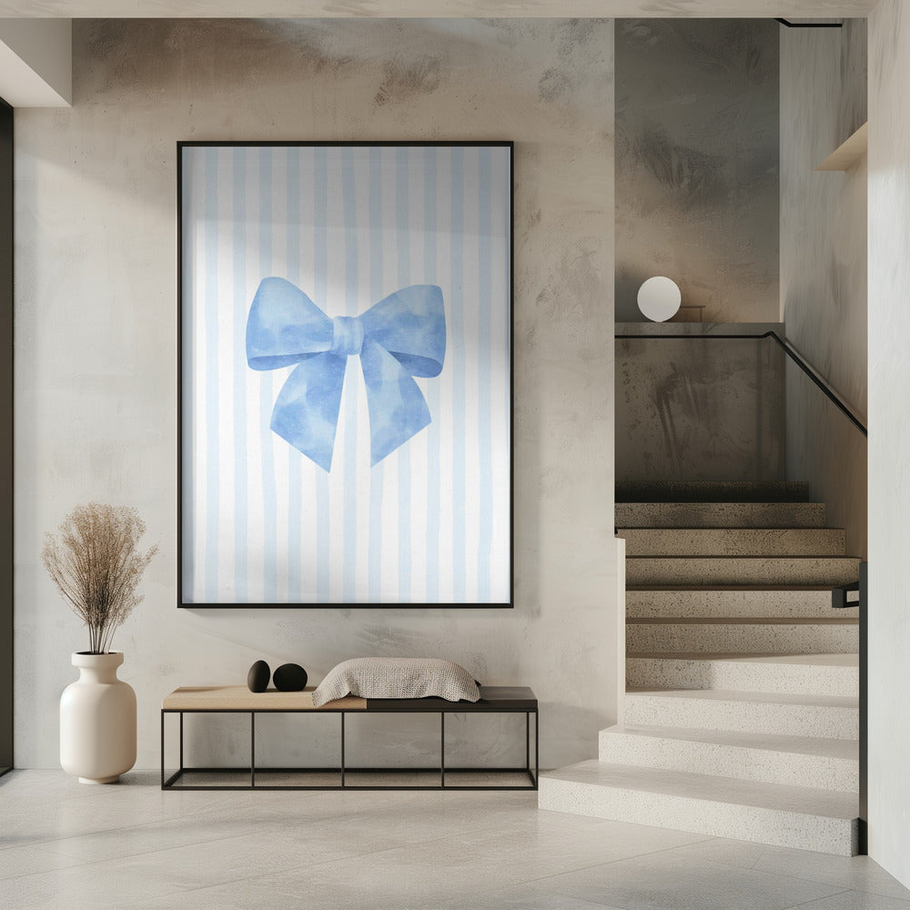 Blue Ribbon Elegance | Poster