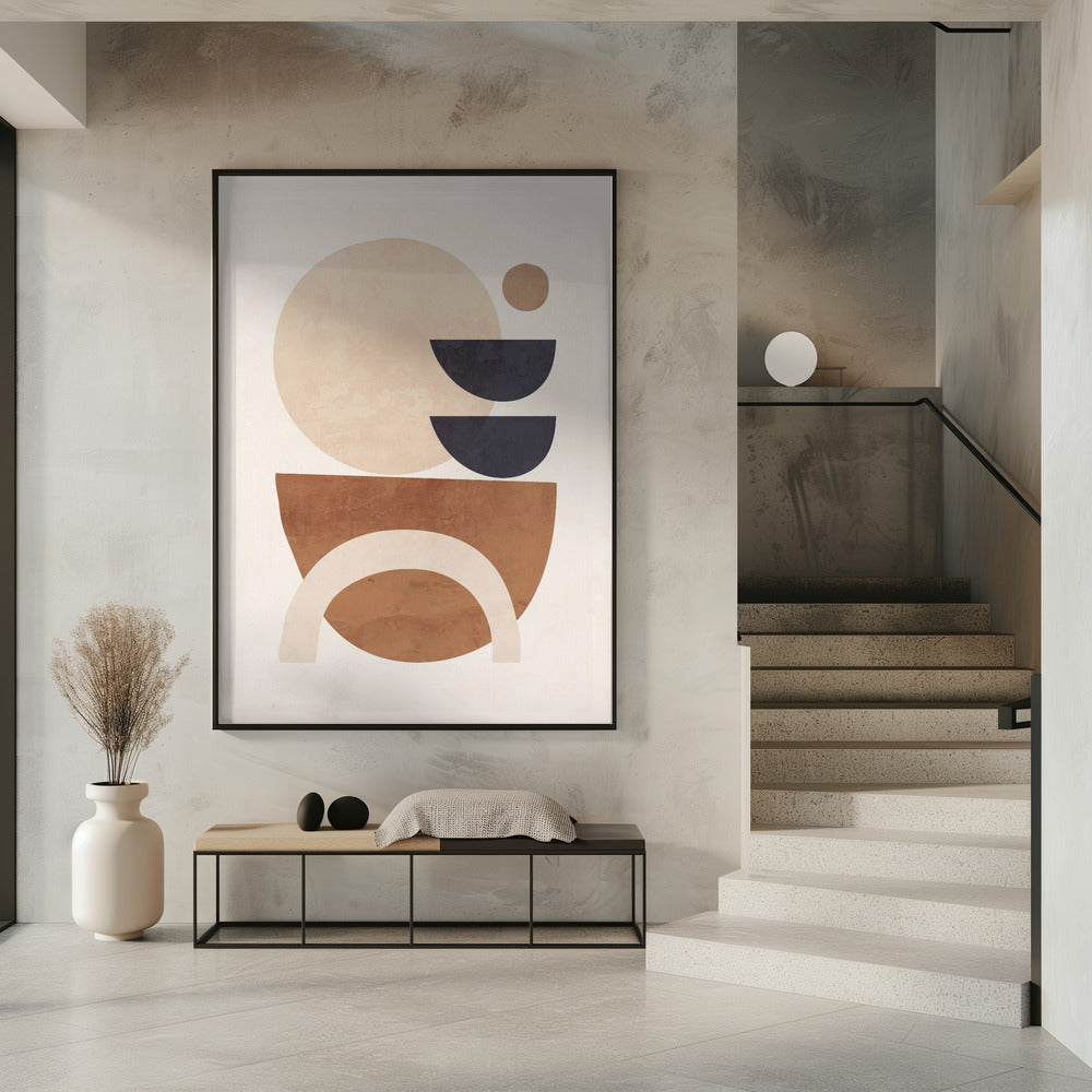 Abstrakte Minimalformen | Poster