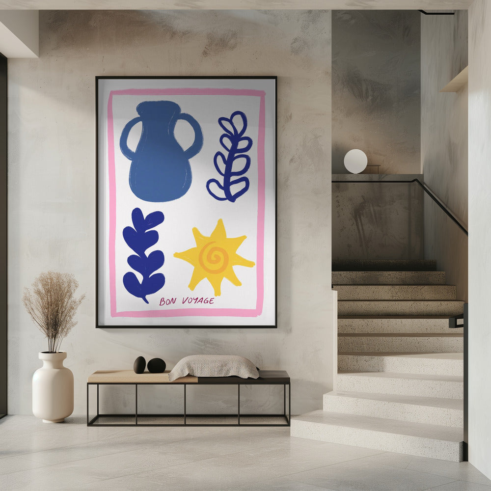 Bon Voyage Symbols | Poster