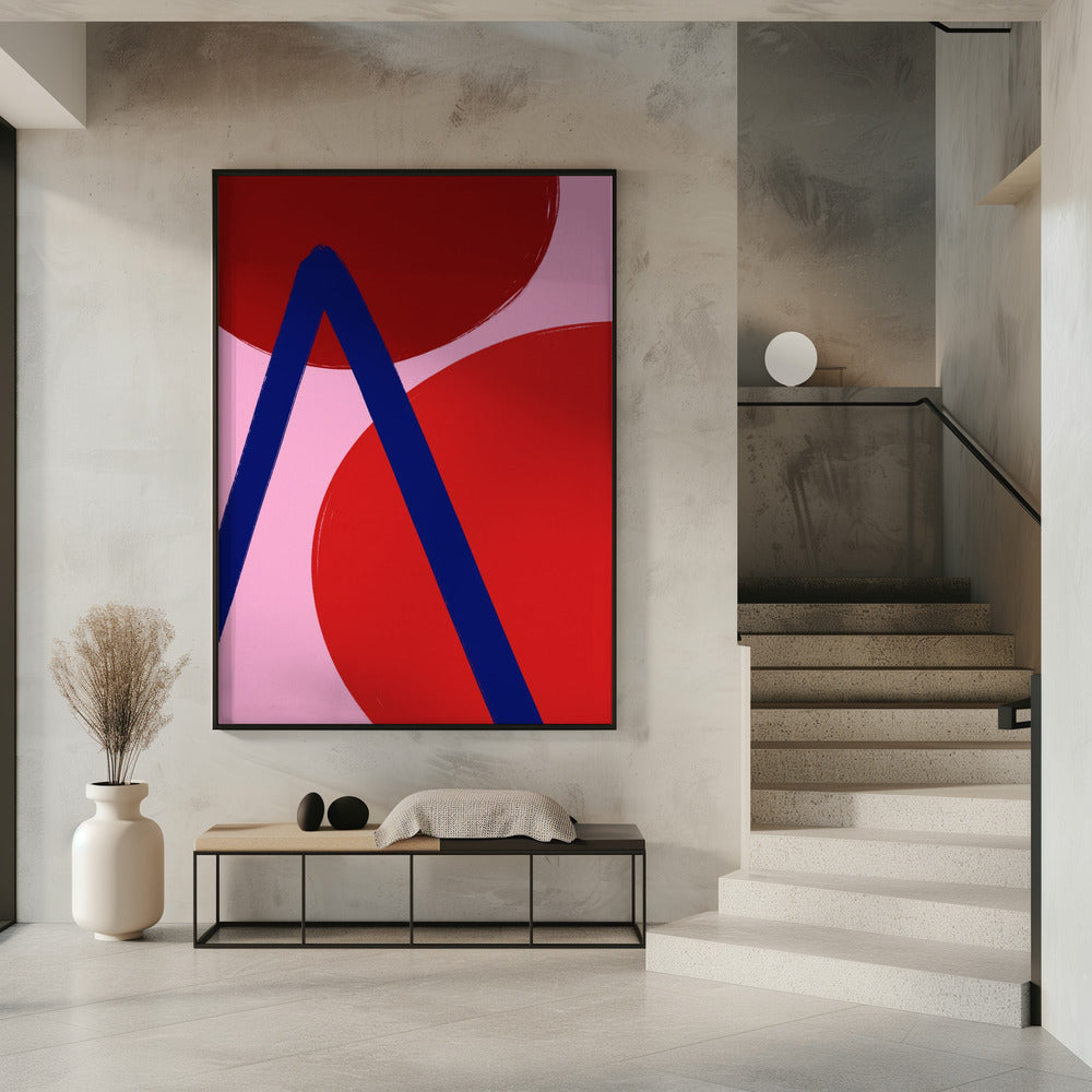 Crimson Geometry | Poster