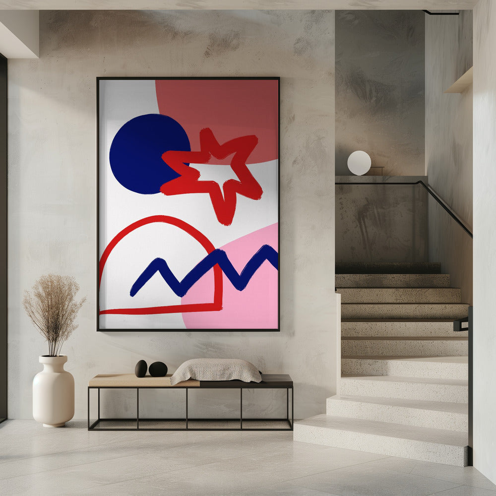 Bold Geometric Shapes | Poster