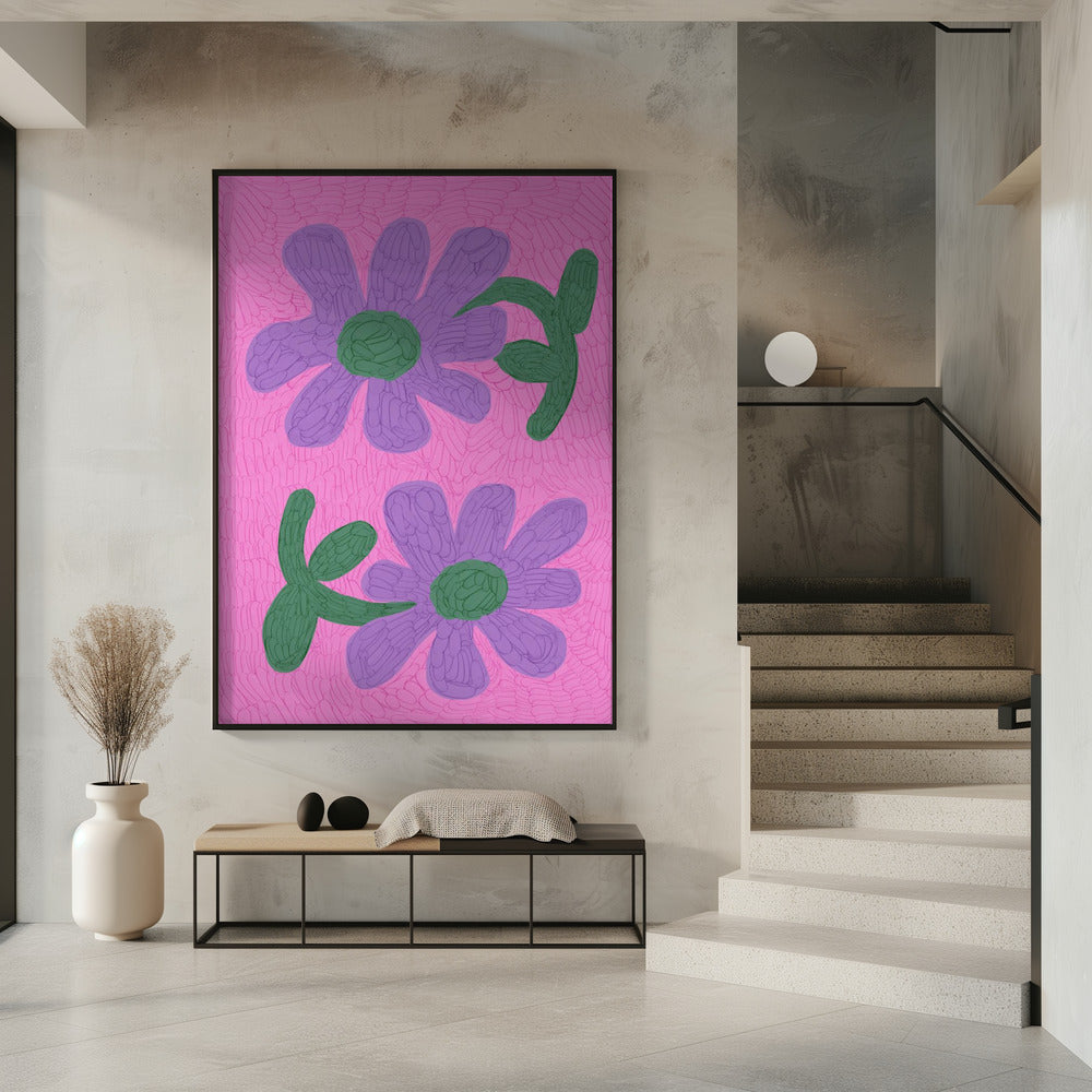 Blüten in Rosa | Poster