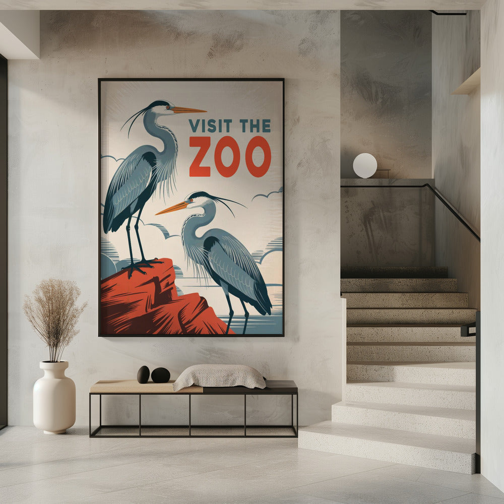Besuchen Sie den Zoo | Poster