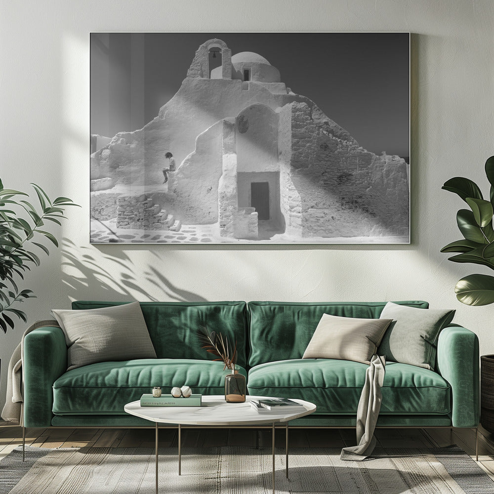 Paraportiani,Mykonos, Griechenland | Leinwand