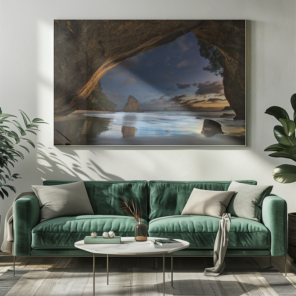 Cathedral Cove | Canvas