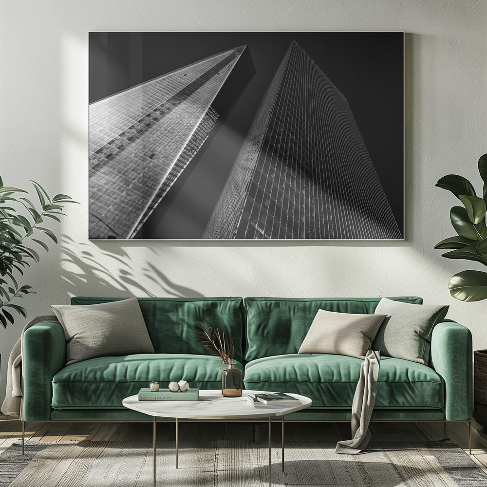 Himmlische Nachbarn | Leinwand