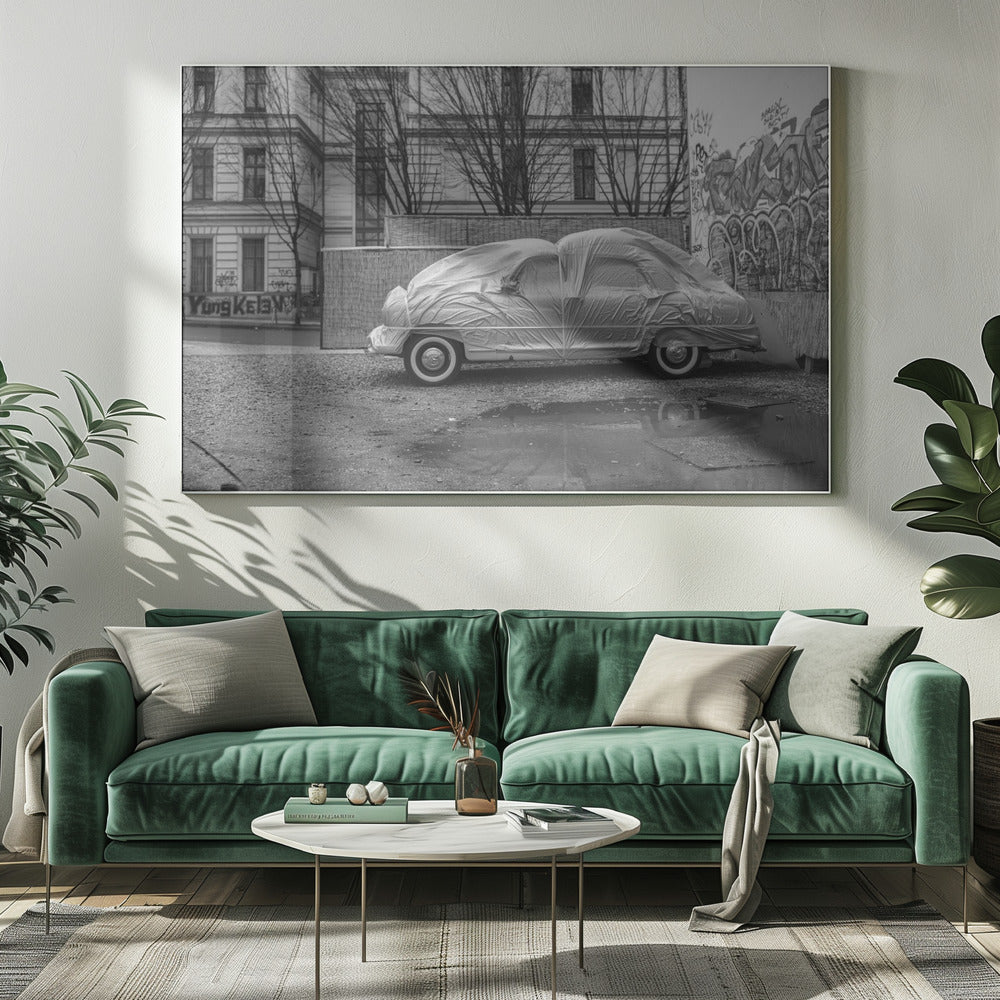 Fliegendes Auto | Leinwand