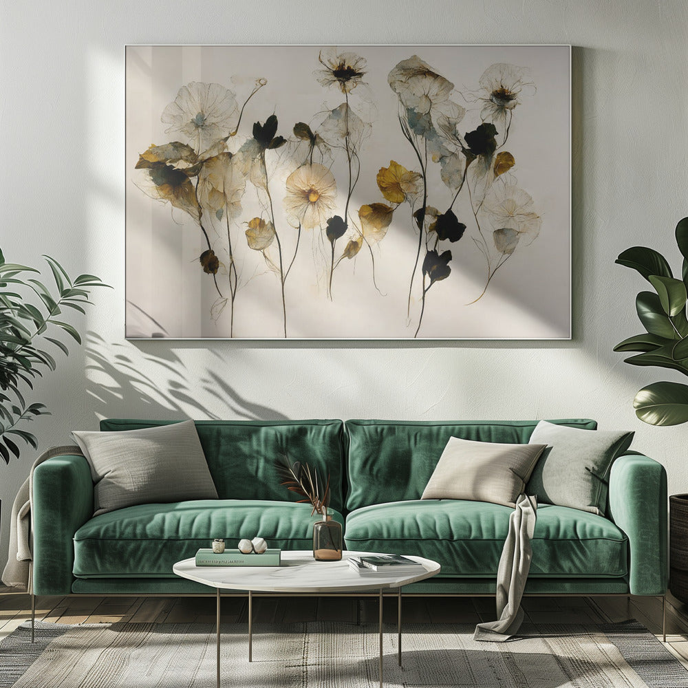 Schöne Trockenblumen | Leinwand