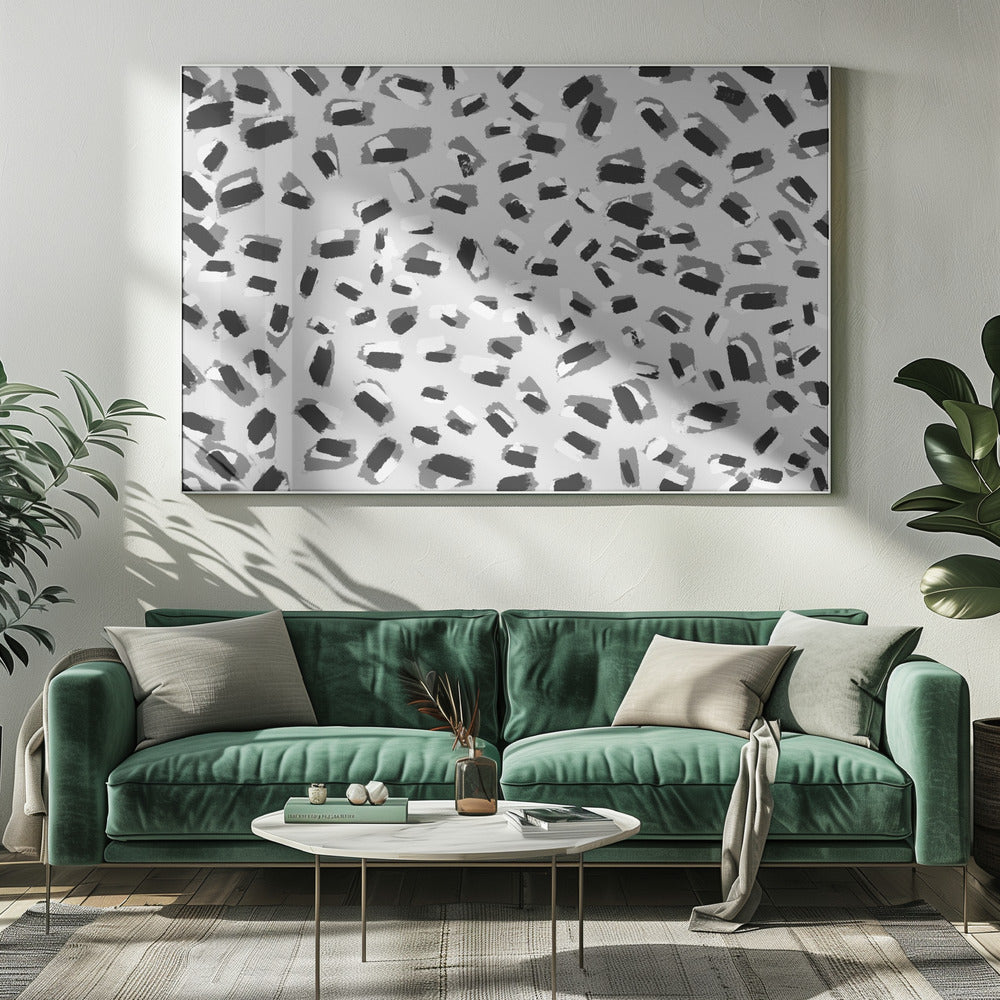 Monochrome Mosaic | Canvas