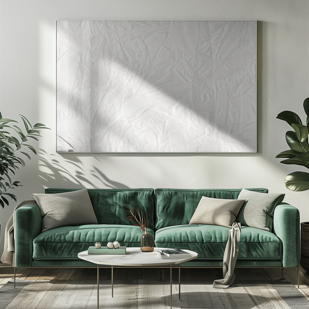White Canvas Resembling Crumpled Paper | Canvas