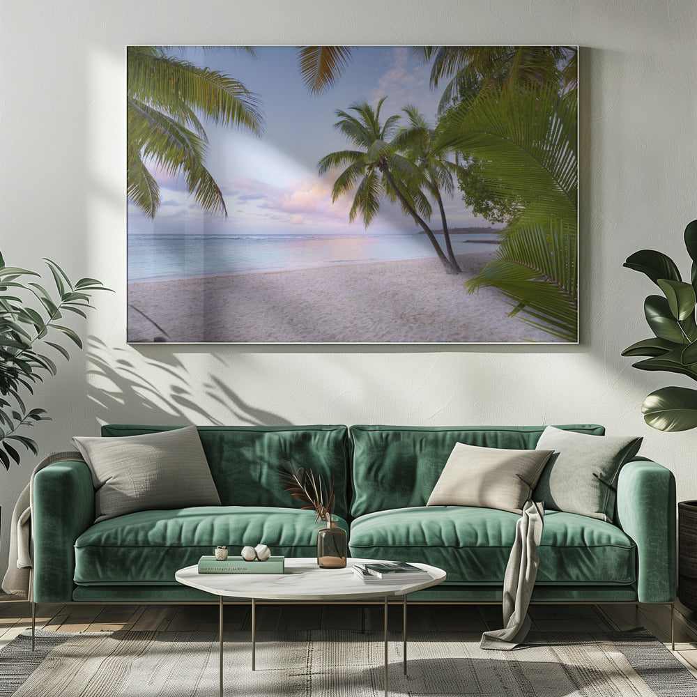 Tropischer Strand | Leinwand