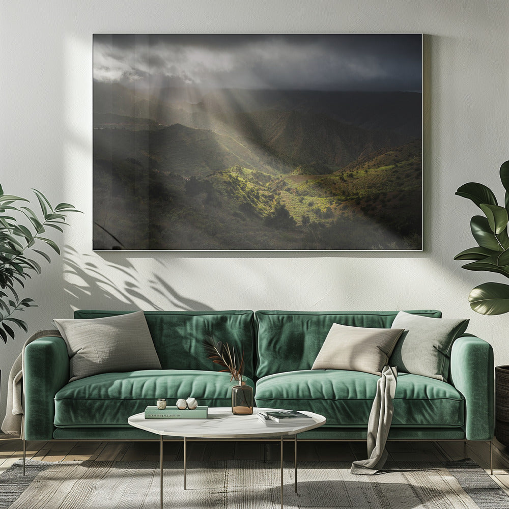 Magische Strahlen | Leinwand