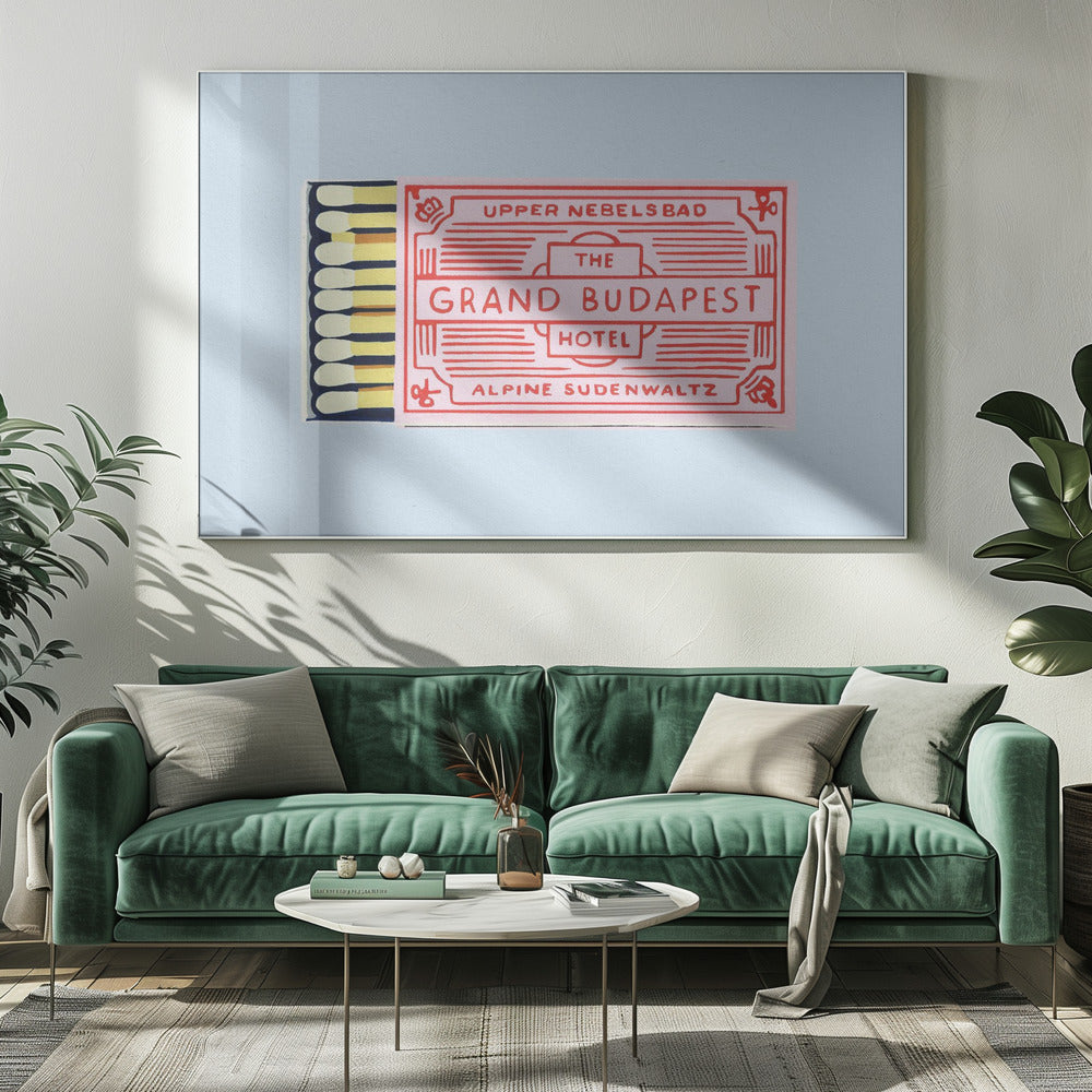 Das Grand Budapest Hotel Poster | Leinwand