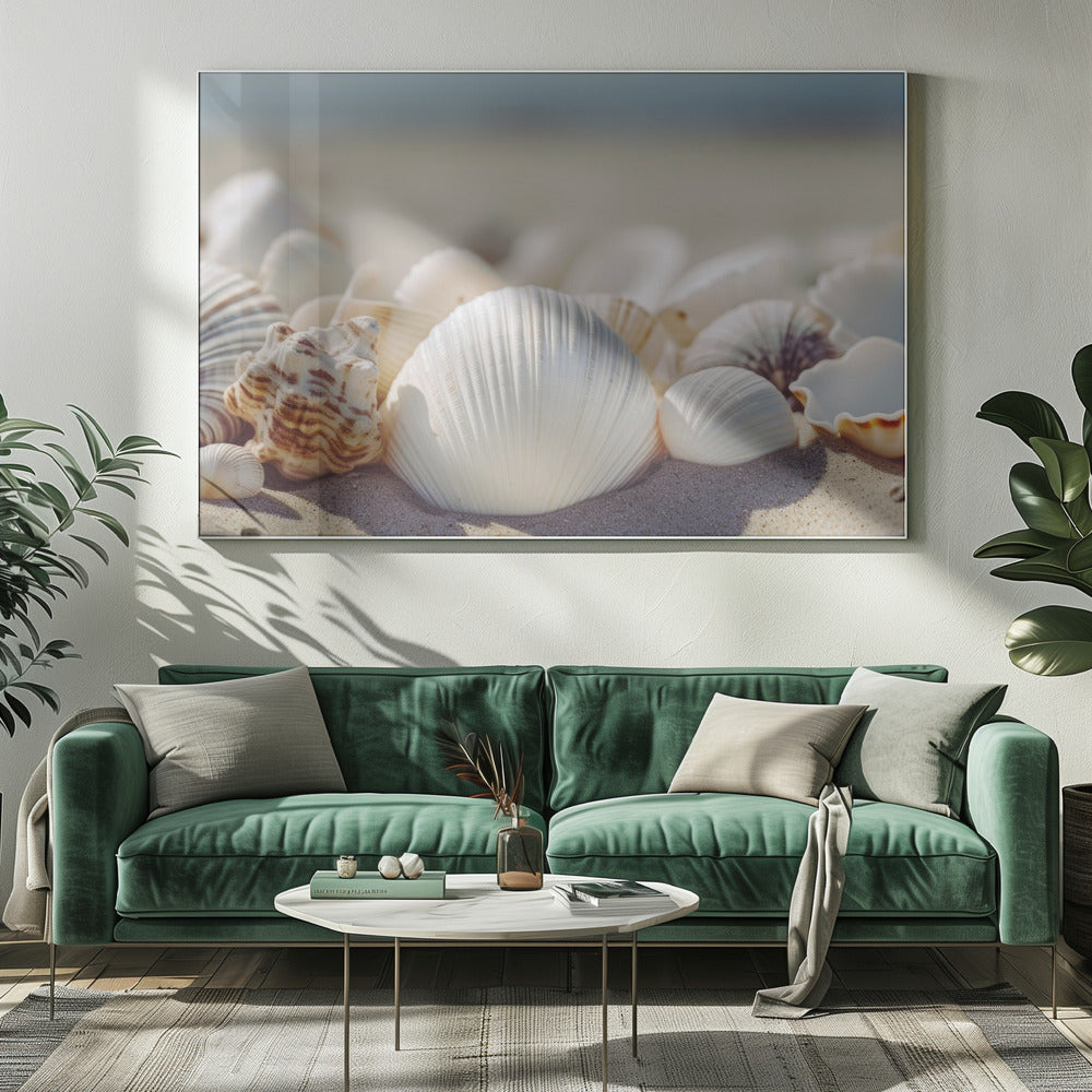 Muscheln am Meer | Leinwand