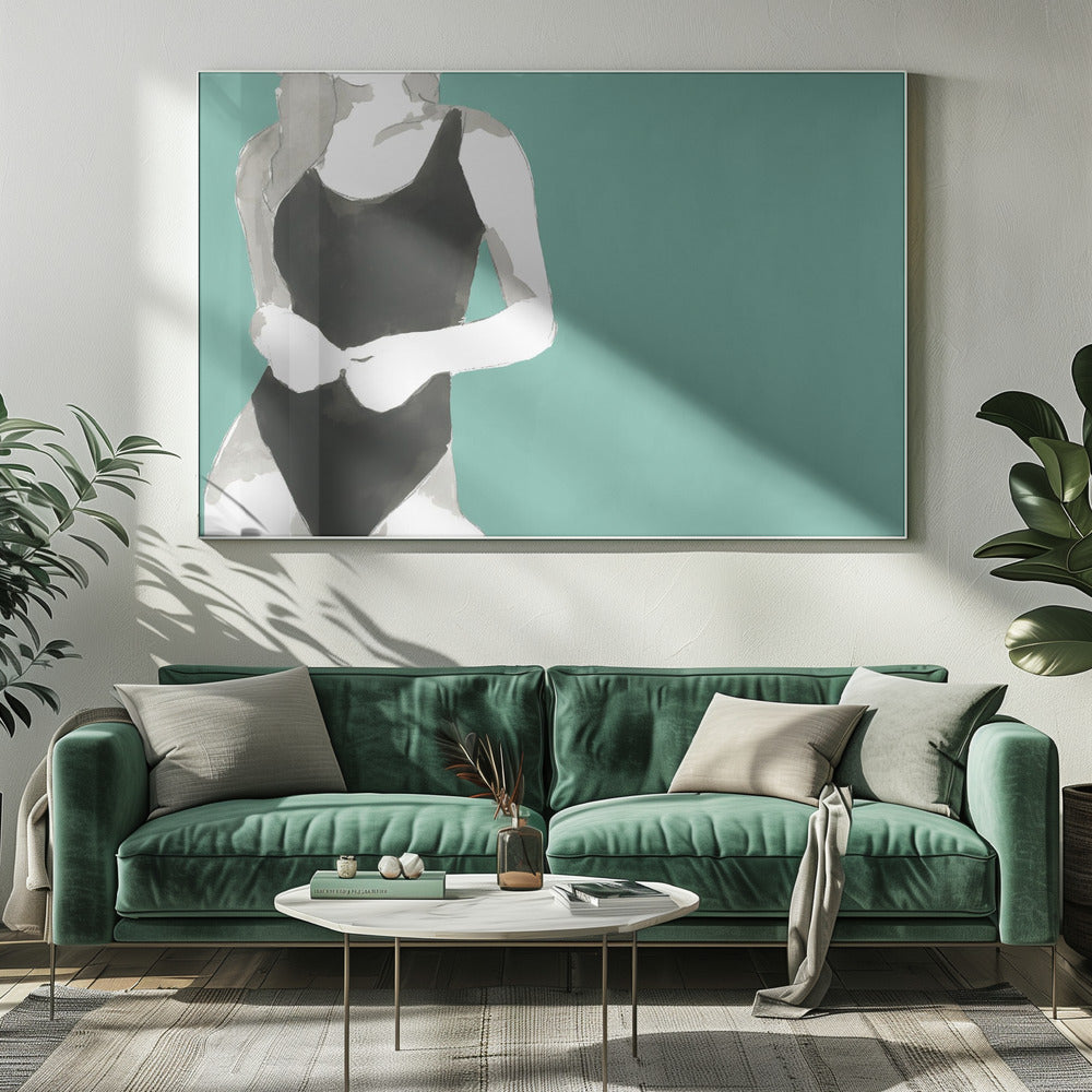 Schwimmen Nr. 1 | Leinwand