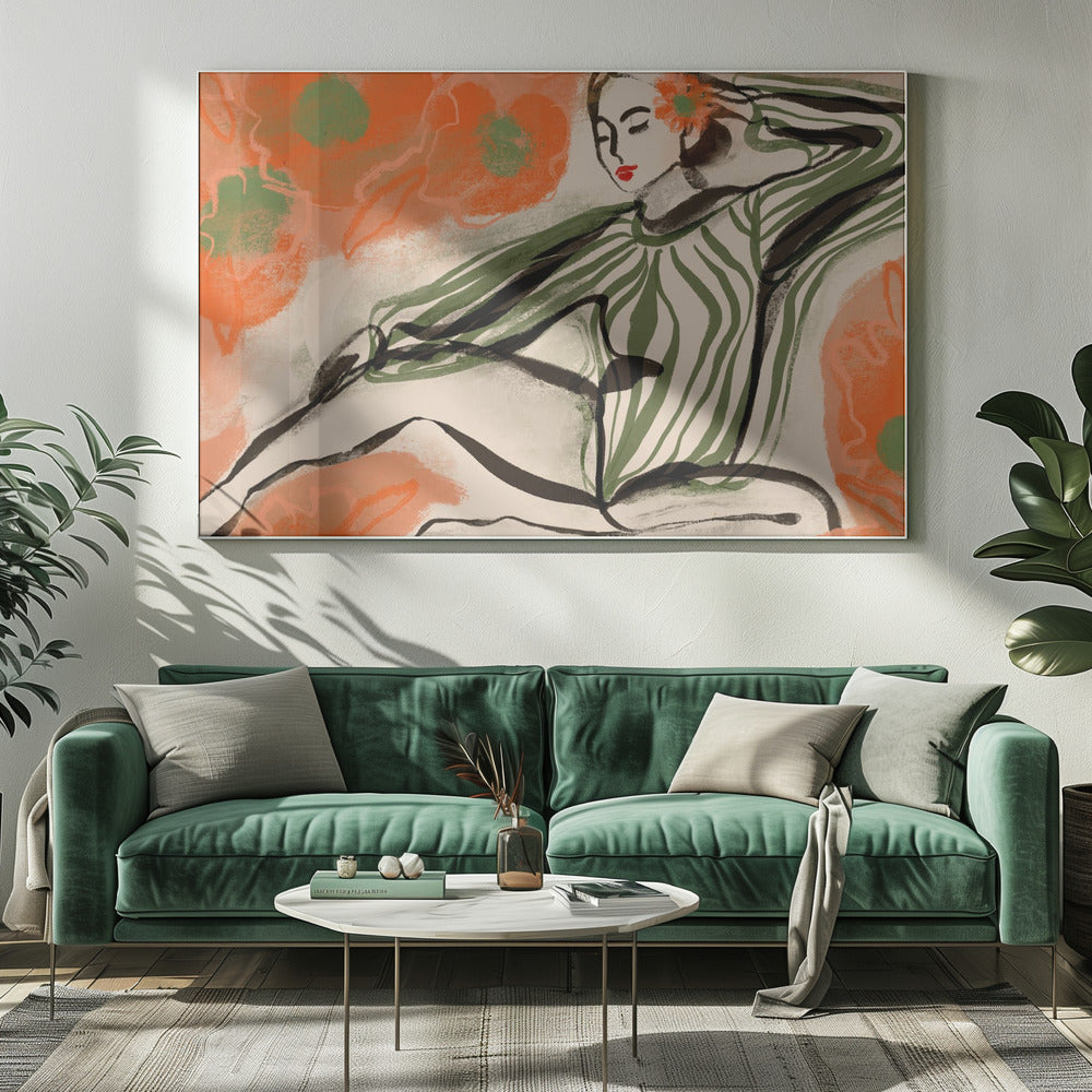 Florale Gelassenheit | Leinwand