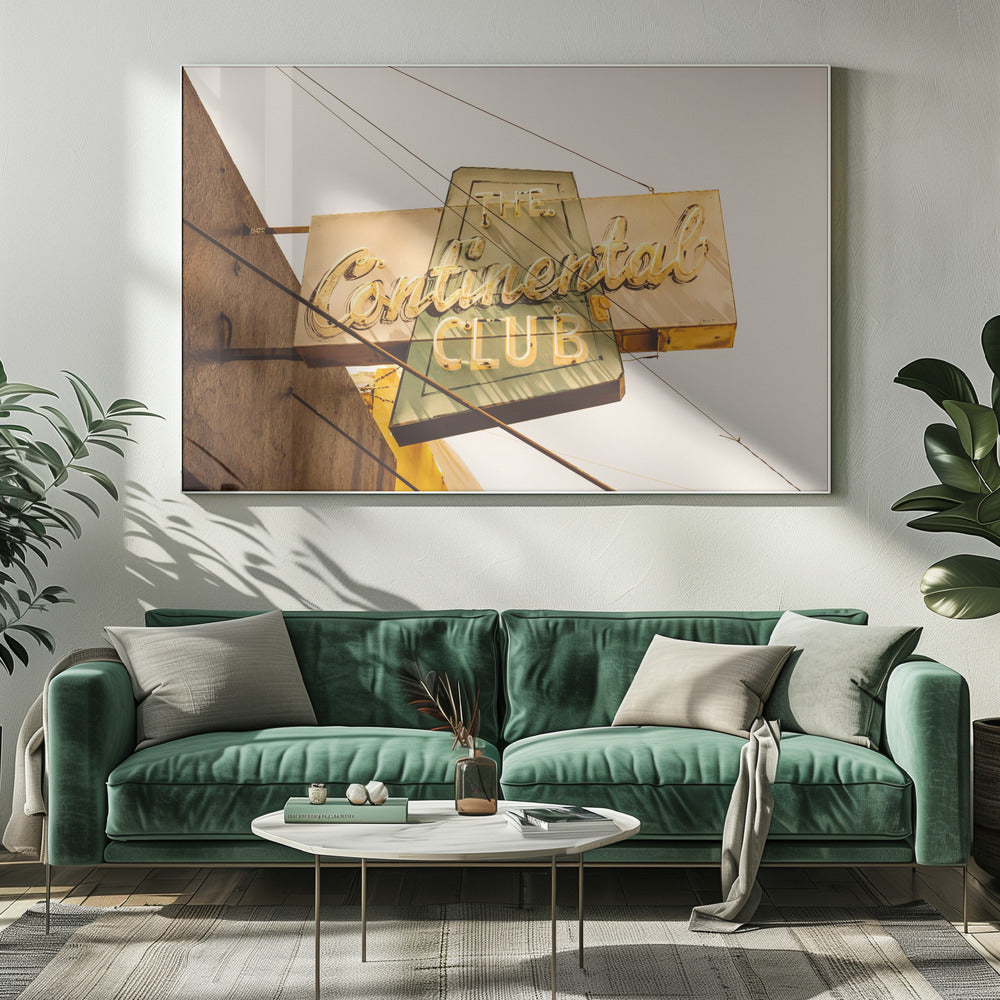 Der Continental Club | Leinwand