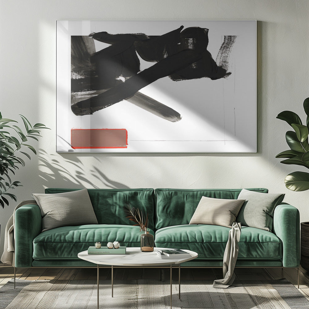 Schwarzes Zen 3 | Leinwand