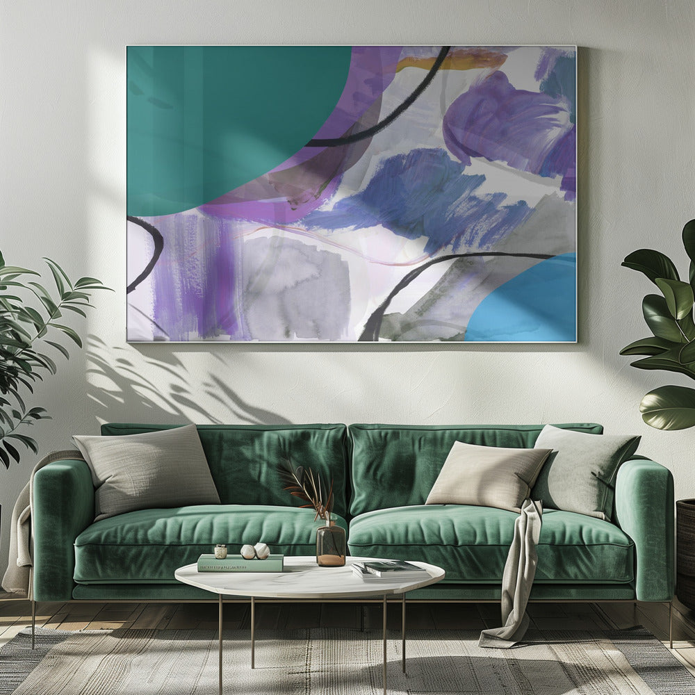 Fluid Abstract Shapes 1 | Canvas
