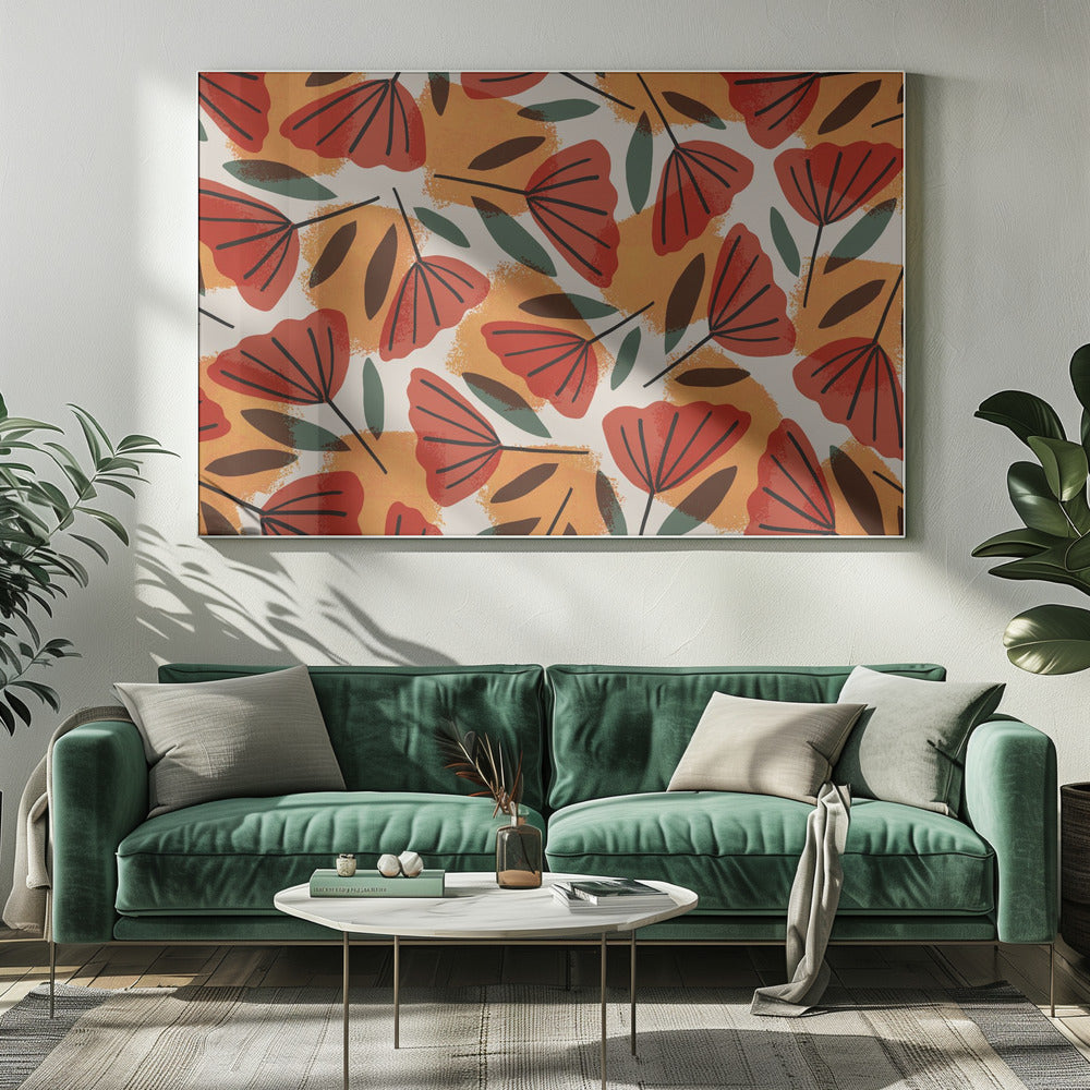 Autumn Leaves Dance | Canvas