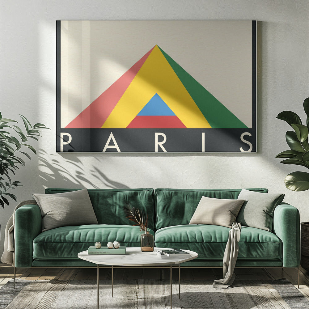 Pariser Louvre | Leinwand