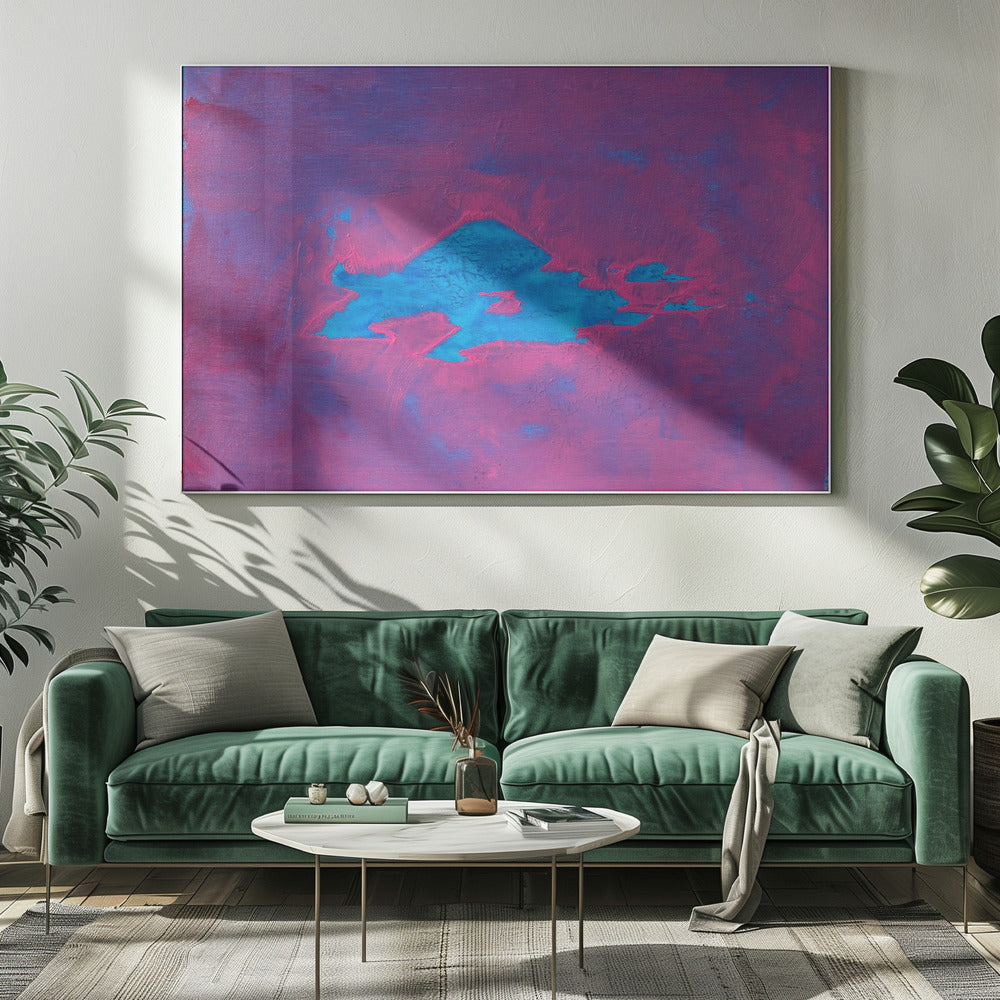 Uap Cyan, Magenta Sky | Leinwand