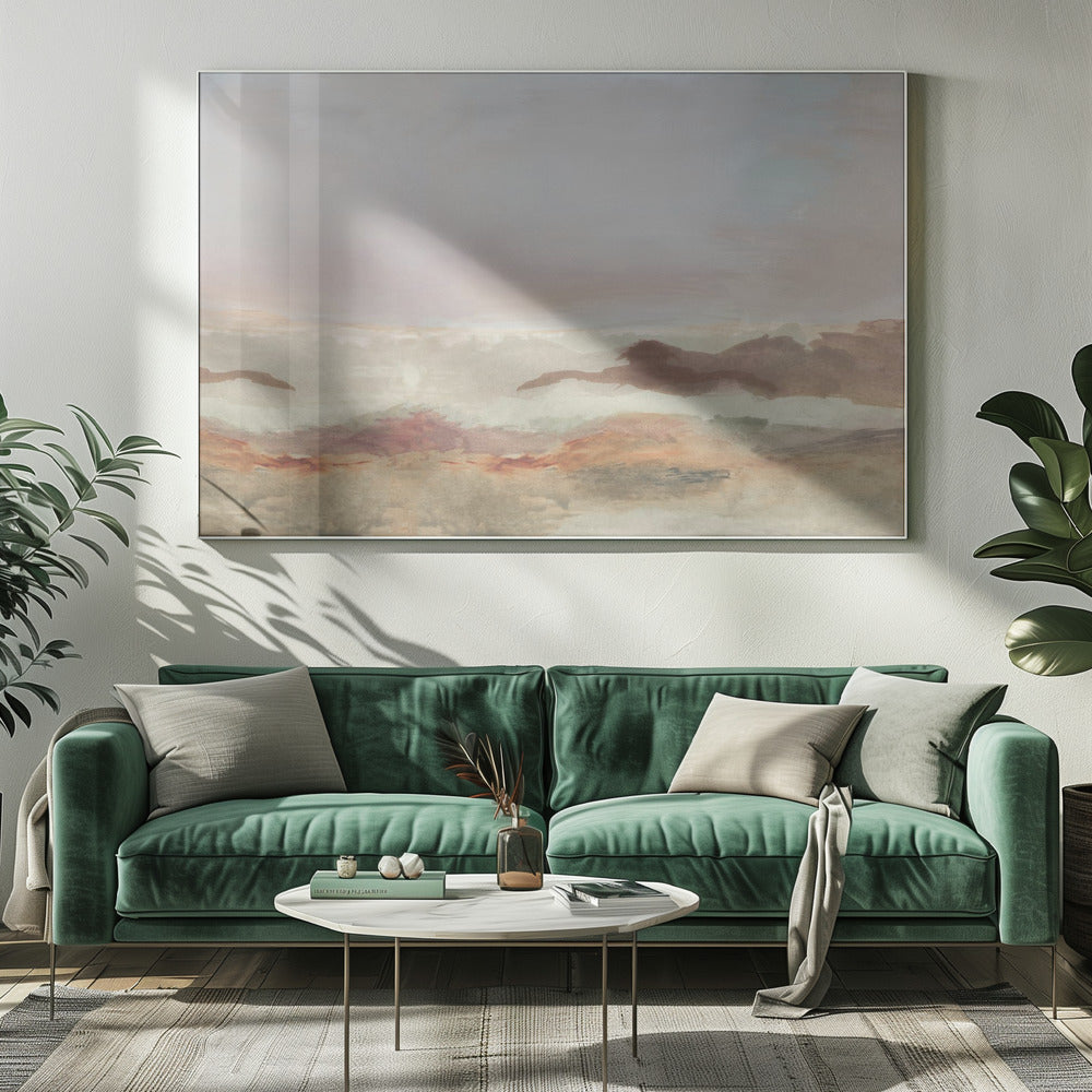 Erdtöne Landschaft 2 | Leinwand