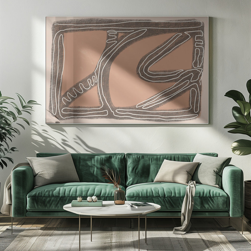 Abstrakte Pantone-Farbe | Leinwand