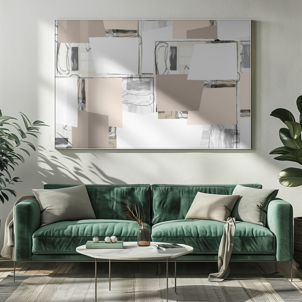 Ätherische Schichten 3 | Leinwand