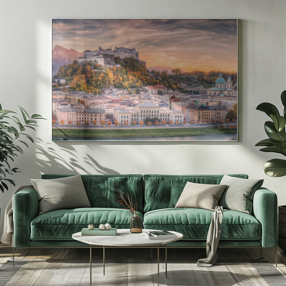 Salzburg in Fall Colors | Canvas
