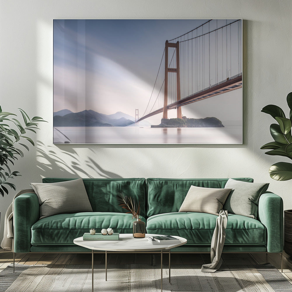 Xihou-Brücke und Mondbucht | Leinwand
