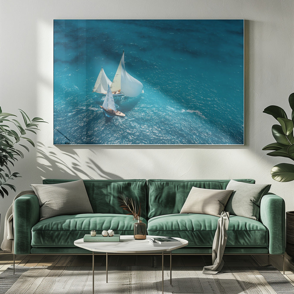 Blaue Kreuzigung | Leinwand