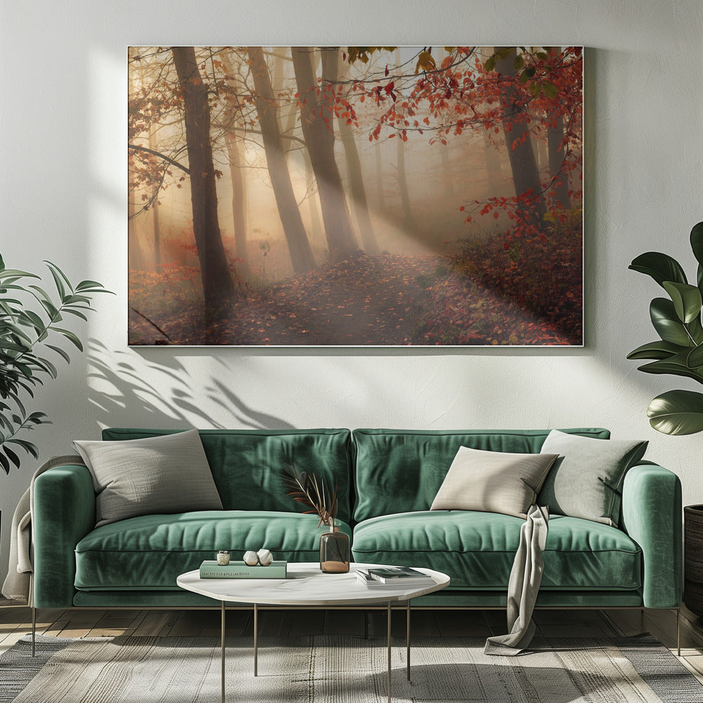 Dem Licht entgegen. | Leinwand