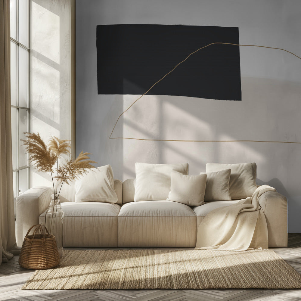 Geometrische Formen und gedämpfte Töne | Tapete