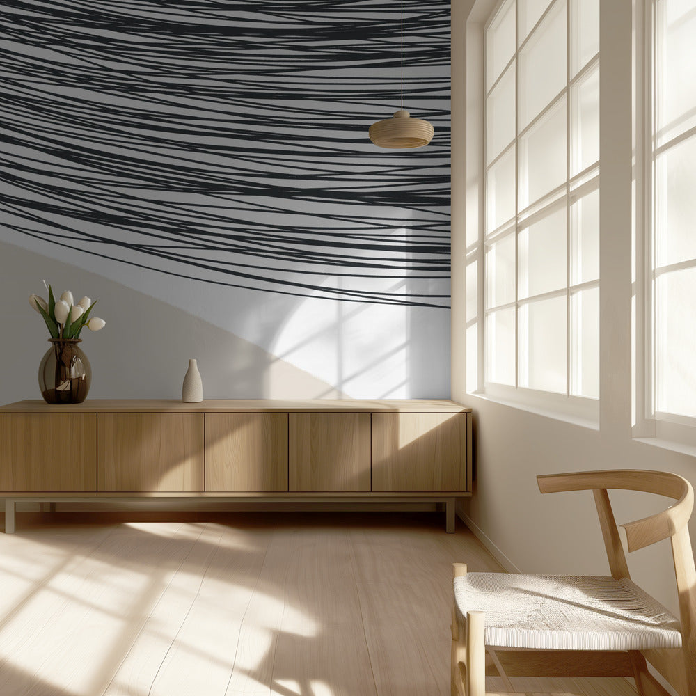 Harmonie geschwungener Linien | Tapete