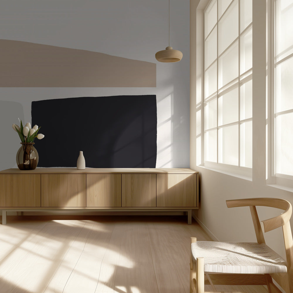 Geometrische Formen in neutralen Tönen | Tapete