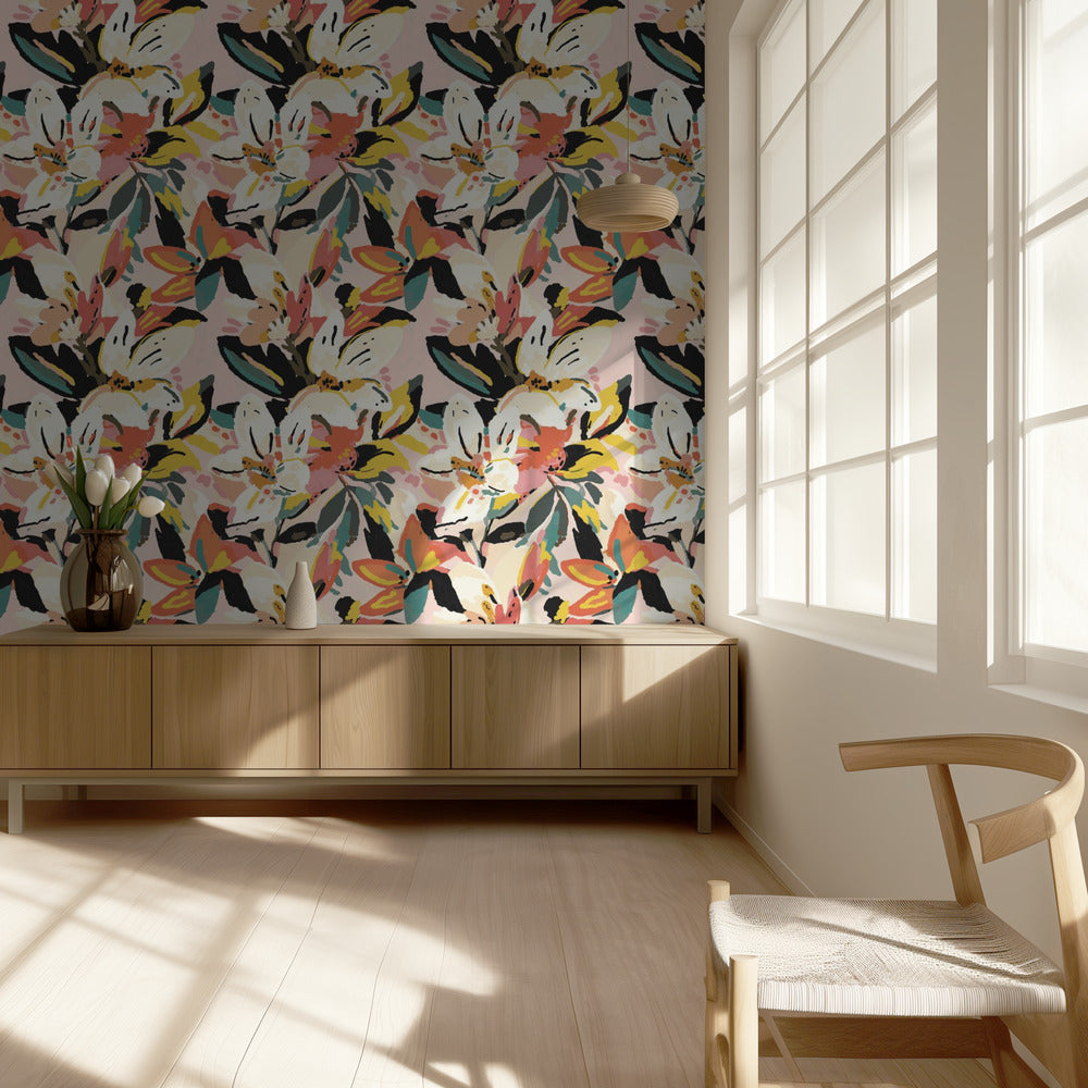 Floral Fusion Bliss | Tapete
