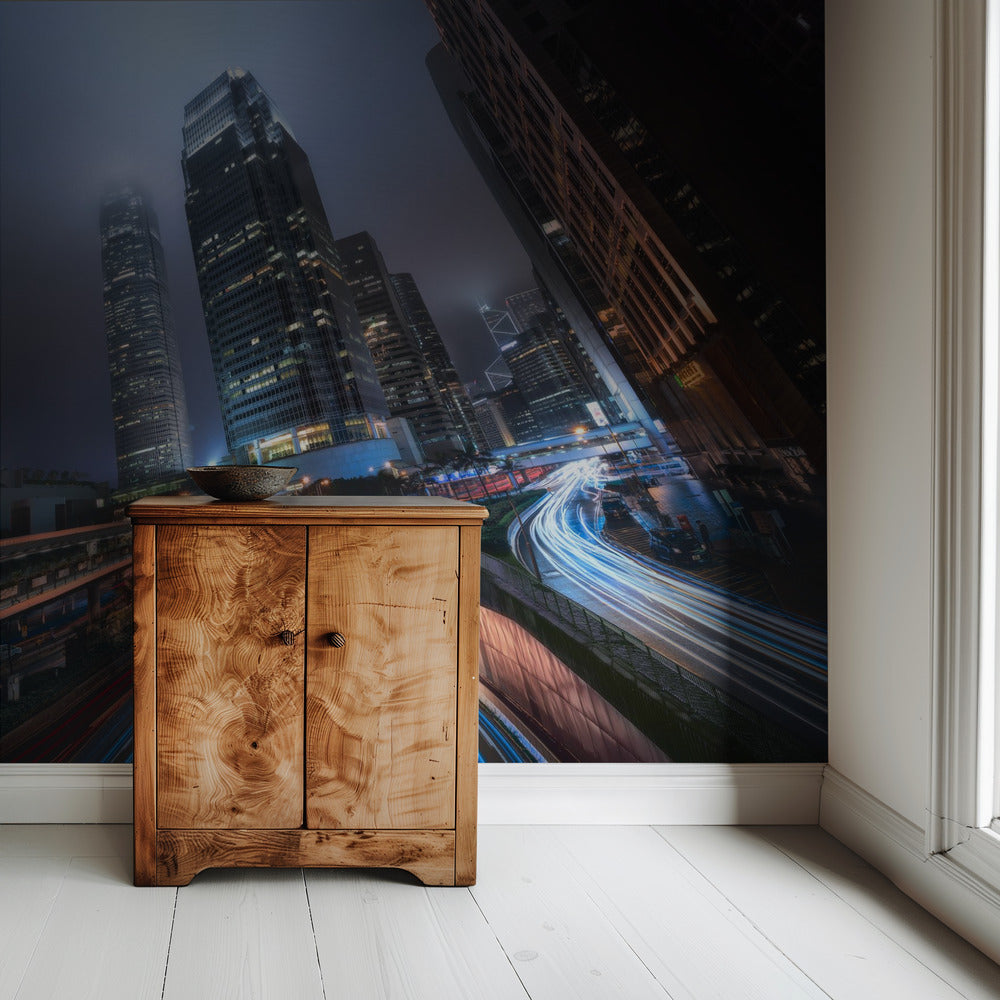 Lichter der Stadt Hongkong | Hintergrundbild