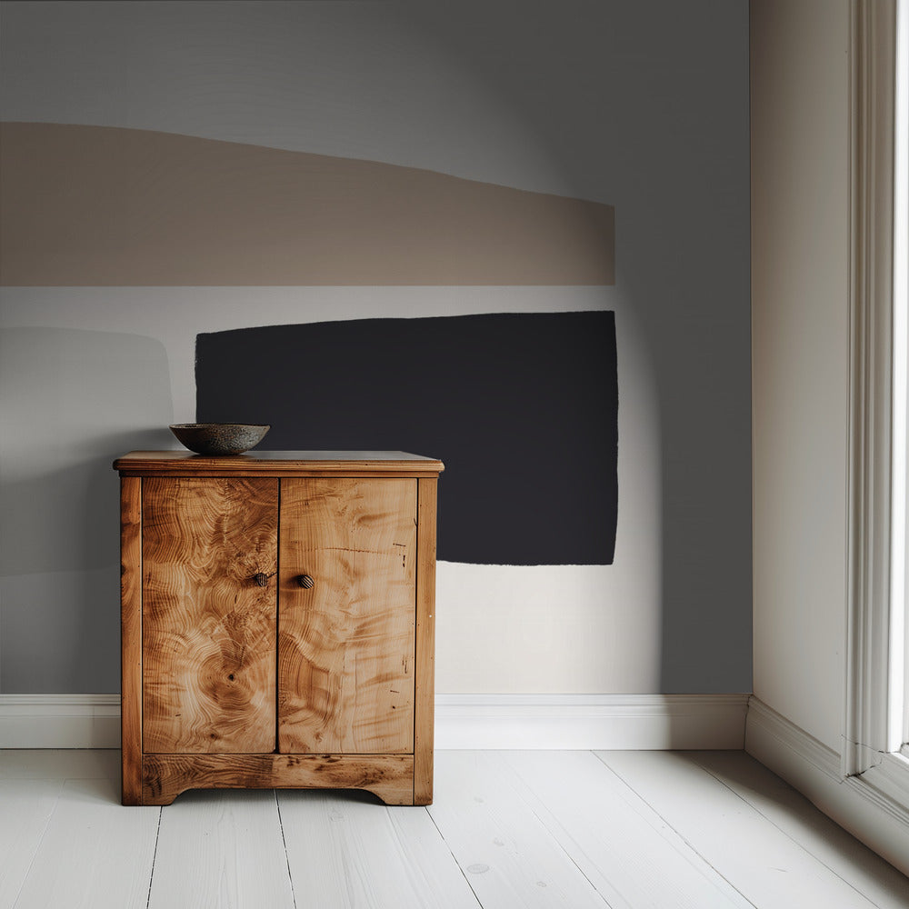 Geometrische Formen in neutralen Tönen | Tapete