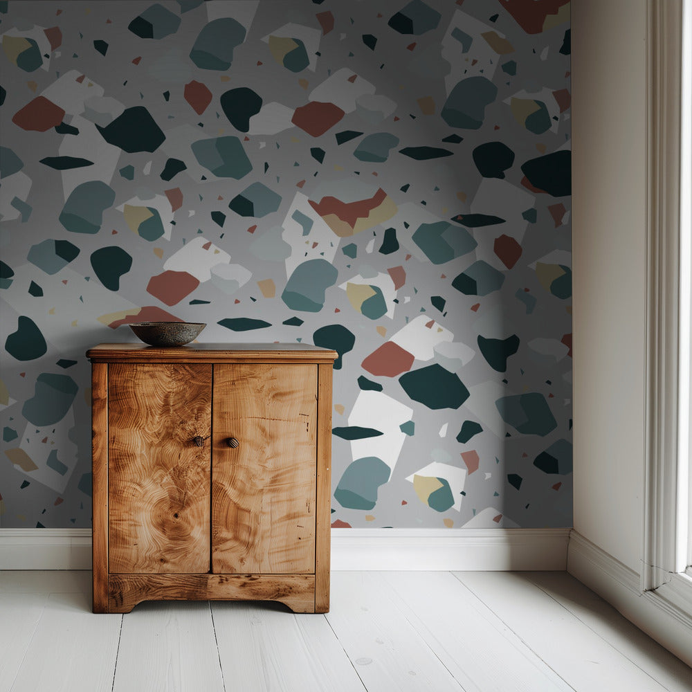 Terrazzo_Grey | Wallpaper