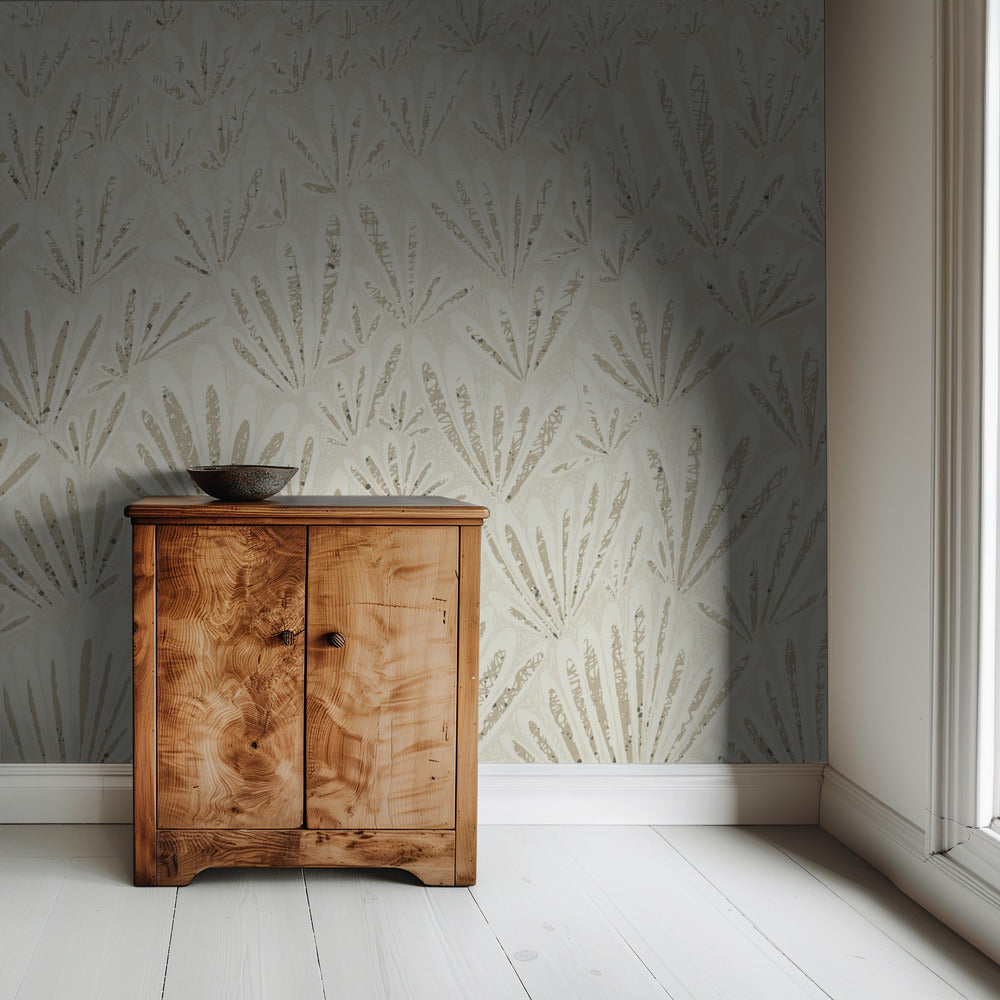 calming essentials meadow neutral white | Wallpaper